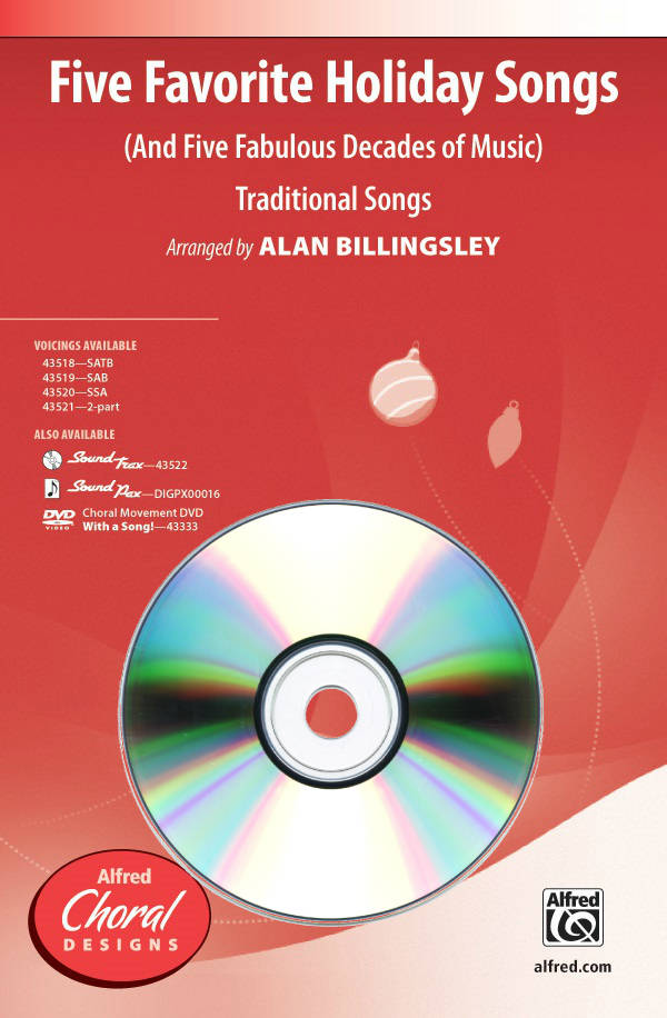 Five Favorite Holiday Songs - Traditional/Billingsley - SoundTrax CD