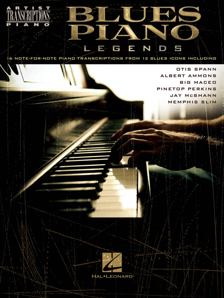 Blues Piano Legends (Artist Transcriptions) - Piano/Keyboard - Book