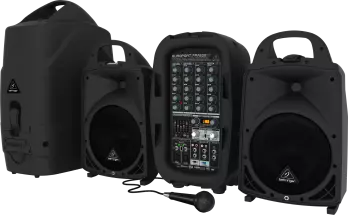 500W 6-Channel Portable PA System with FX and Bluetooth