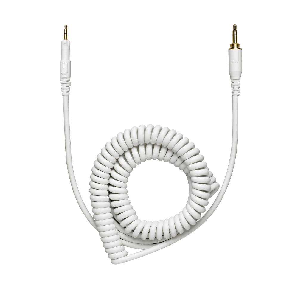 Coiled Replacement Cable for M-Series Headphones - White