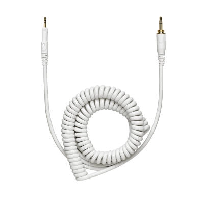 Audio-Technica - Coiled Replacement Cable for M-Series Headphones - White