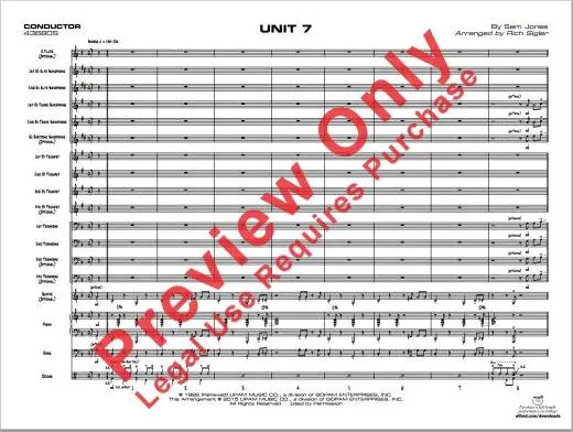 Unit 7 - Jones/Sigler - Jazz Ensemble - Gr. 2