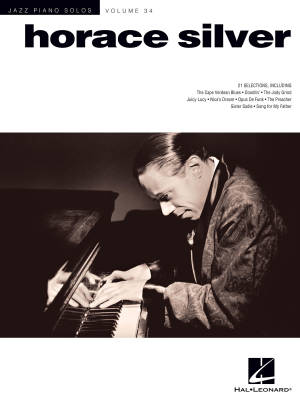 Horace Silver: Jazz Piano Solos Series Volume 34 - Piano - Book