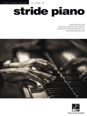 Hal Leonard - Stride Piano: Jazz Piano Solos Series Volume 35 - Piano - Book
