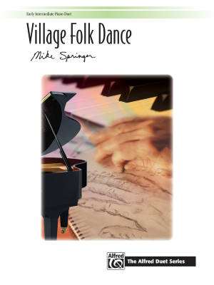 Village Folk Dance - Springer - Early Intermediate Piano Duet (1 Piano, 4 Hands)