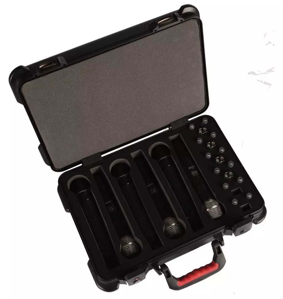 ATA Molded Case for 6 Wireless Mics; TSA Latches