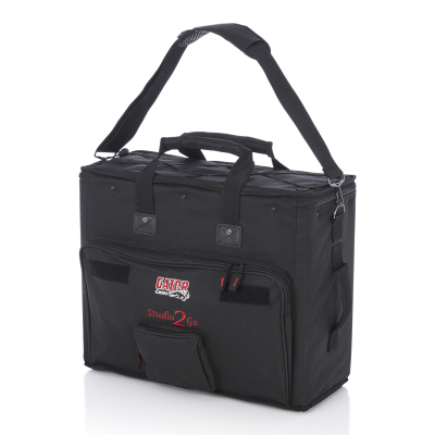 Laptop and 2-Space Audio Rack Bag