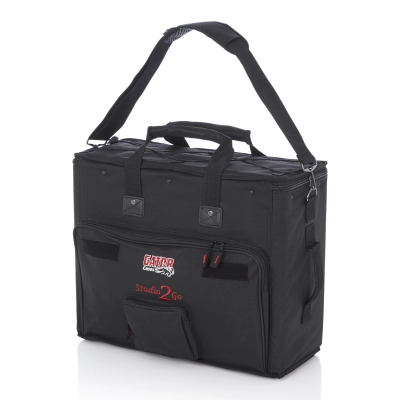 Gator - Laptop and 2-Space Audio Rack Bag