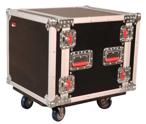 Gator - 10U, Standard Audio Road Rack w/ Casters