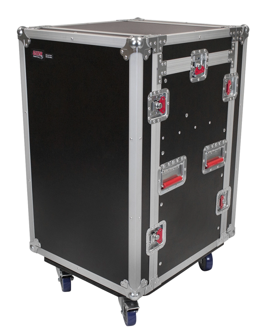 10U Top, 12U Side Audio Road Rack Case