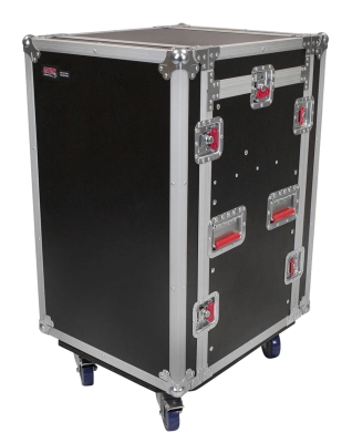 Gator - 10U Top, 12U Side Audio Road Rack Case