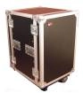 Gator - 14U, Standard Audio Road Rack Case w\/ Casters