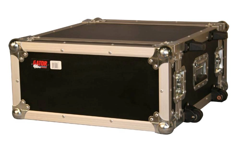 4U, Standard Audio Road Rack Case w/ Wheels