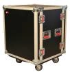 Gator - 12U Shock Audio Road Rack Case w\/ Casters