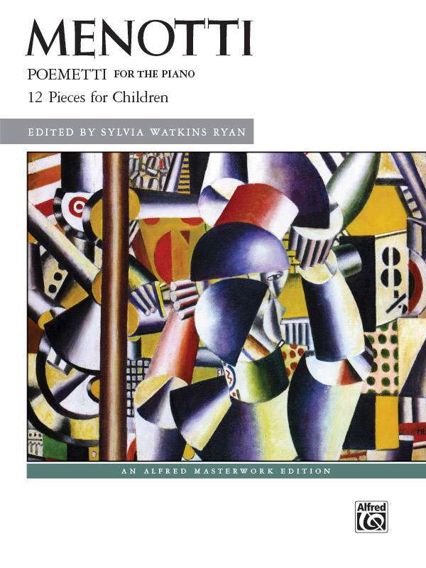 Poemetti: 12 Pieces for Children - Menotti/Ryan - Intermediate Piano - Book