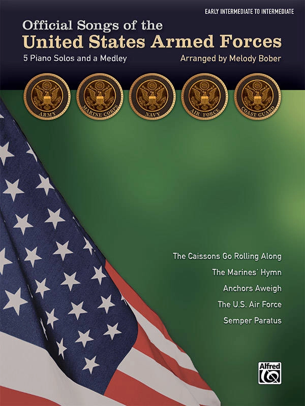 Official Songs of the United States Armed Forces - Bober - Early Intermediate/Intermediate Piano