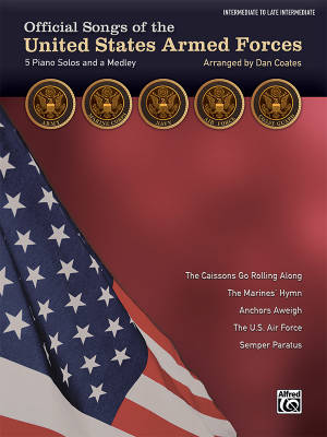 Alfred Publishing - Official Songs of the United States Armed Forces - Coates - Piano intermdiaire/intermdiaire tardif