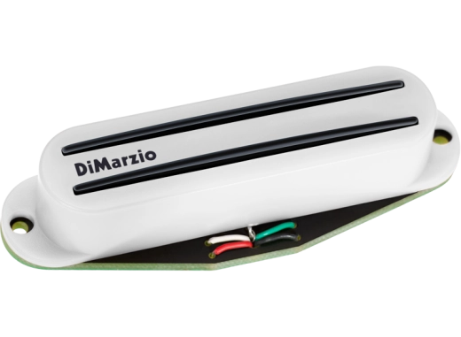 DiMarzio - Satch Track Neck - White with Black Poles