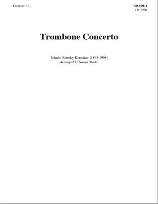 Eighth Note Publications - Trombone Concerto - Rimsky-Korsakov/Wada - Solo Trombone/Concert Band - Gr. 4