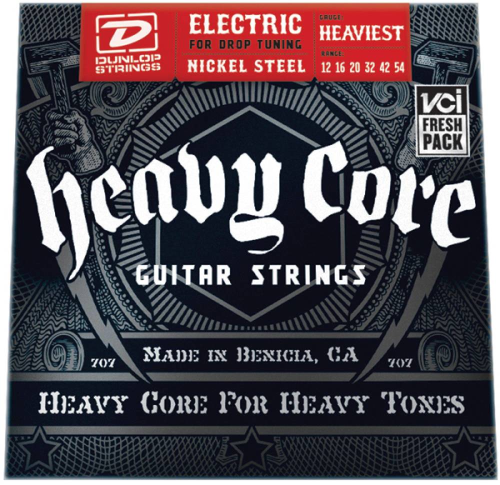 Heavy Core Nickel Steel 7 String