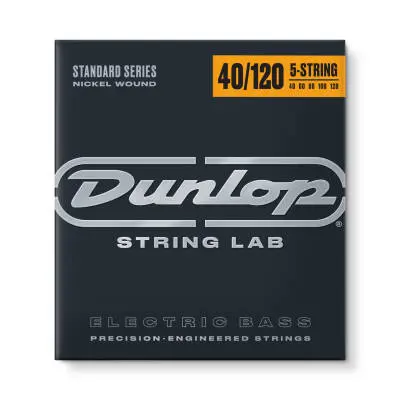 Dunlop - Light Nickel Plated 5 String Bass Set (40-120)