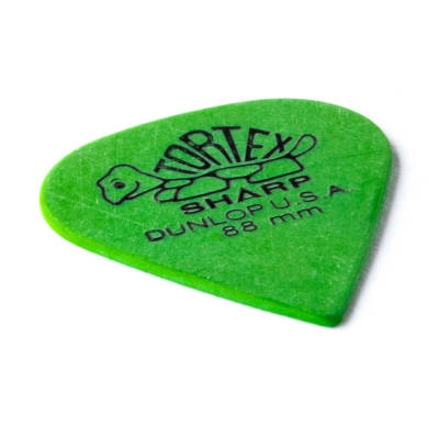 Tortex Sharp Picks Player Pack (12 Pack) - Green 0.88mm