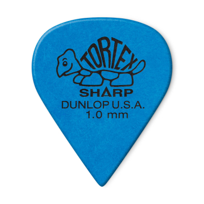 Dunlop - Tortex Sharp Picks Players Pack (72 Pack) - 1.0mm