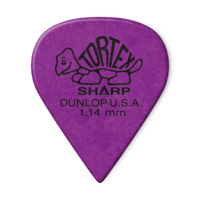 Dunlop - Tortex Sharp Picks Players Pack (72 Pack) - 1.14mm
