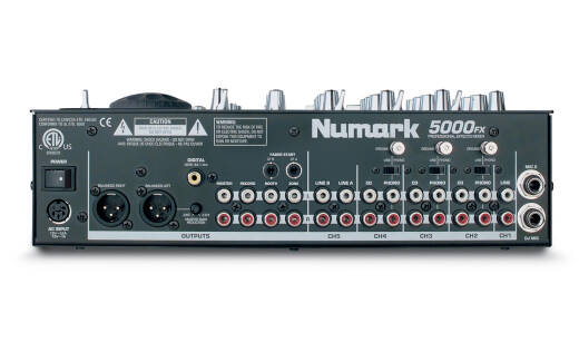 Numark 5000FX - 5 Channel Mixer | Long & McQuade