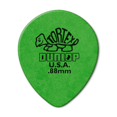 Dunlop - Tortex Tear Drop Picks Refill (72 Pack) - 0.88mm