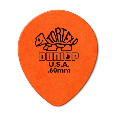 Dunlop - Tortex Tear Drop Picks Refill (72 Pack) - 0.60mm