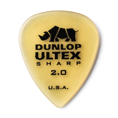 Dunlop - Ultex Sharp Picks Refill (72 Pack) - 2.0mm