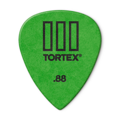 Tortex III Picks Refill (72 Pack) - 0.88mm