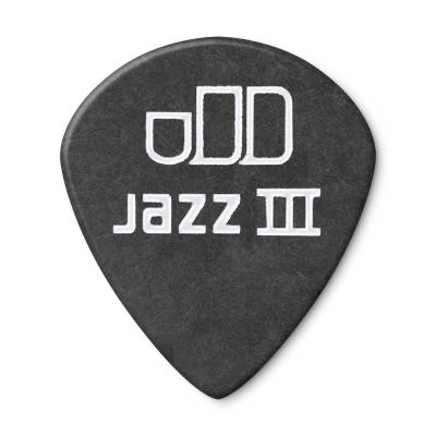 Tortex Pitch Black Jazz III Guitar Picks (12 Pack) - 1.35mm