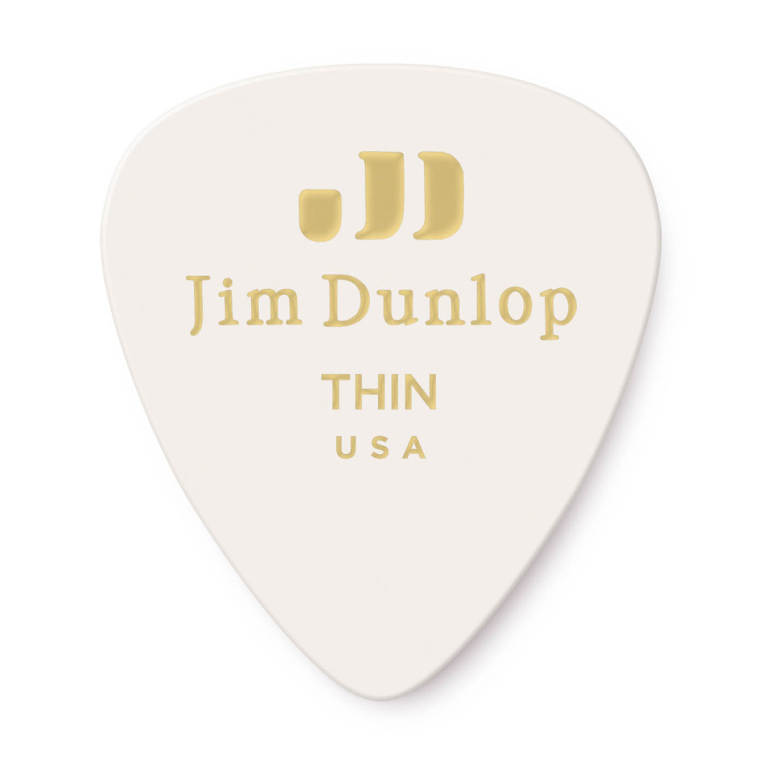 Dunlop - Celluloid Player Pack (72 Pack) - White Thin