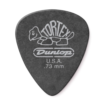 Dunlop - Tortex Pitch Black Standard Players Pack (72 Pack) - .73mm