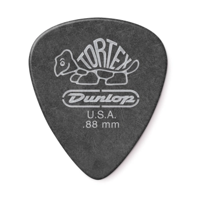 Dunlop - Tortex Pitch Black Standard Players Pack (72 Pack) - .88mm