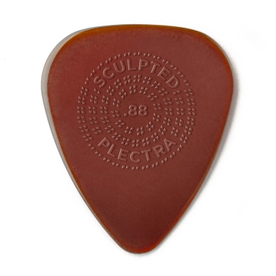 Dunlop - Primetone Standard Sculpted Plectra Picks with Grip (3 Pack) - 0.88mm