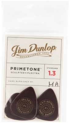 Primetone Standard Sculpted Plectra Picks Player Pack (3 Pack) - 1.3mm