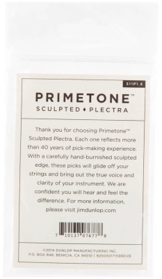 Primetone Standard Sculpted Plectra Picks Player Pack (3 Pack) - 1.5mm