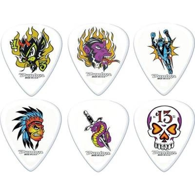 Dunlop - Blackline Original Picks Player Pack (6 Pack) - 0.73mm