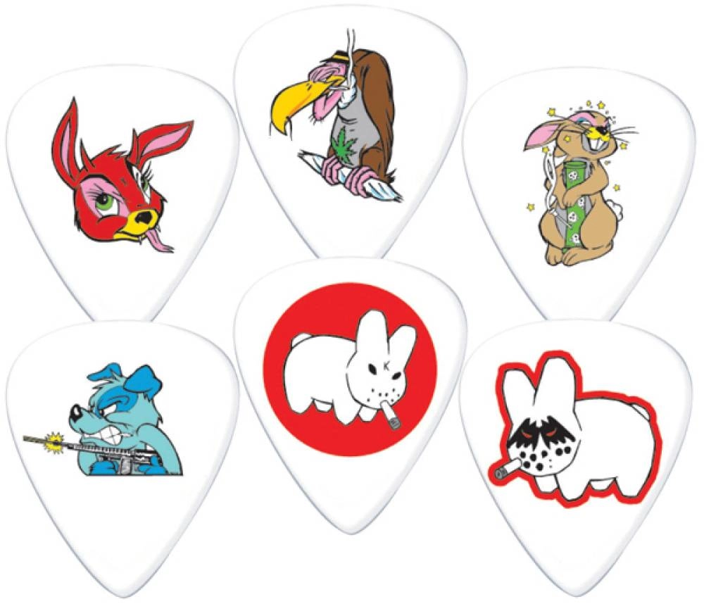 Frank Kozik Guitar Picks Player Pack (6 Pack) - 0.73mm