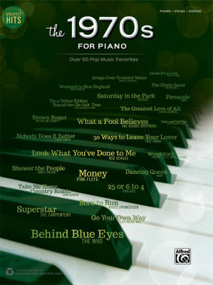Alfred Publishing - Greatest Hits: The 1970s for Piano - Piano/Vocal/Guitar - Book