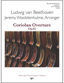 Coriolan Overture, Op. 62 - Beethoven/Woolstenhulme - String Orchestra - Gr. 3.5