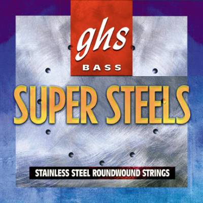 GHS Strings - Super Steels Roundwound Long Scale 6 String Bass Set - Light