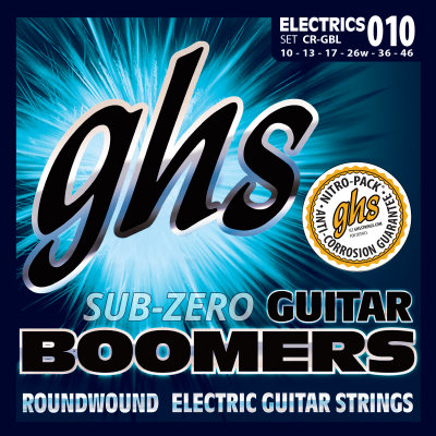 GHS Strings - Sub-Zero Boomers Electric Guitar Strings - 10-46