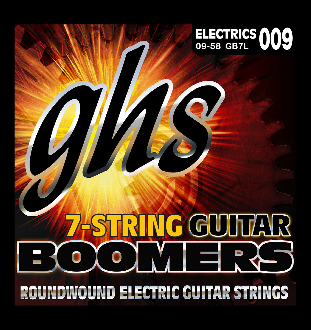 7 String Electric Guitar Boomers Roundwound - Light