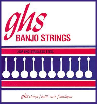 GHS Strings - Phosphor Bronze Light Tenor Banjo Strings (Loop End)