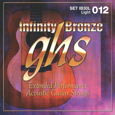 GHS Strings - Infinity Bronze Acoustic Guitar String Set - Light