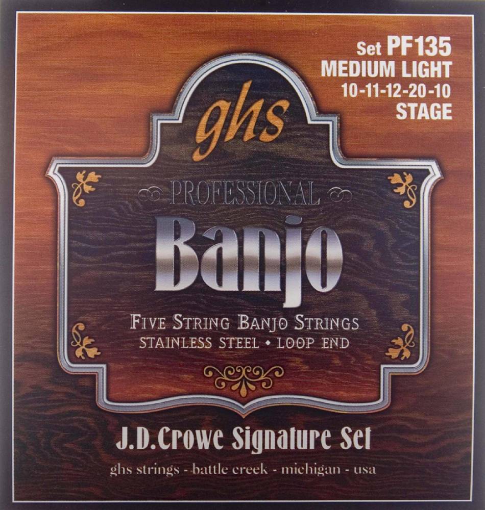 Stainless Steel 5 String Banjo Set - Light